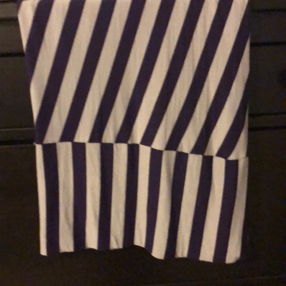 Purple and Gray Striped Dress - Picture 6 of 6